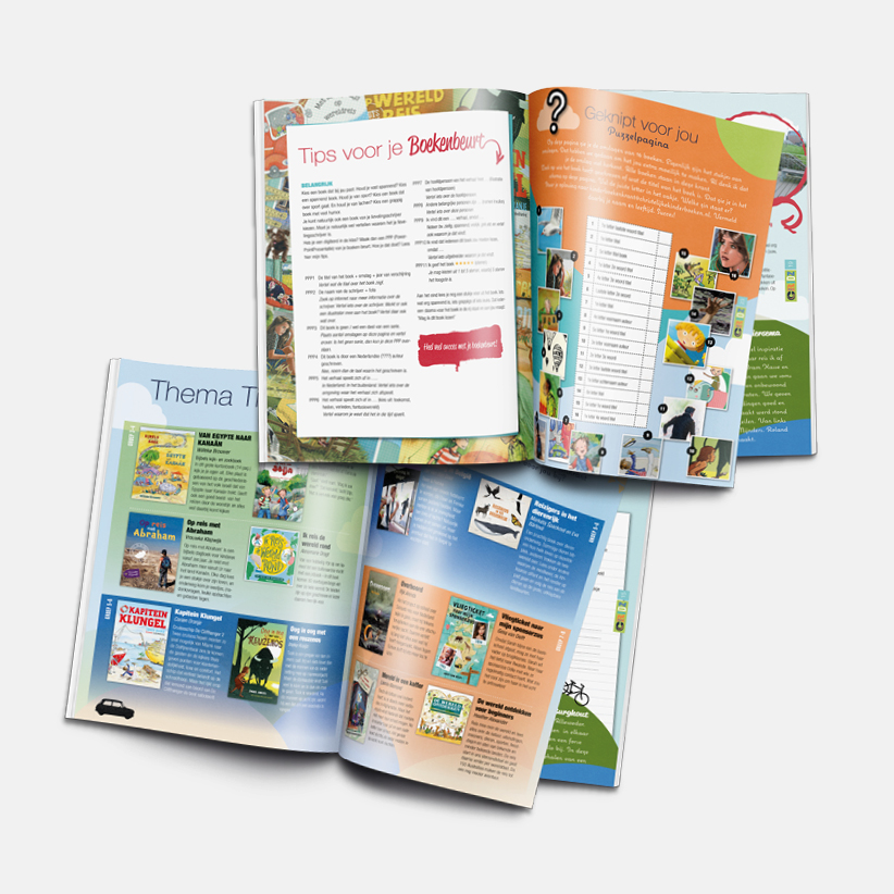 kindermagazine vormgeving door Flashworks ontwerpers grafisch ontwerpbureau Kampen